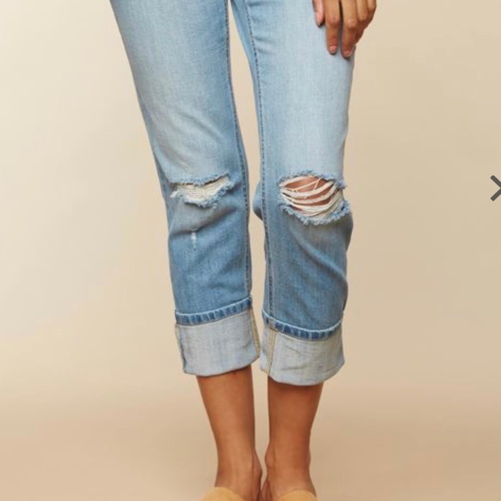Skinny Leg Maternity Crop Jeans, Motherhood Matern
